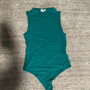 Teal Sleeveless Bodysuit